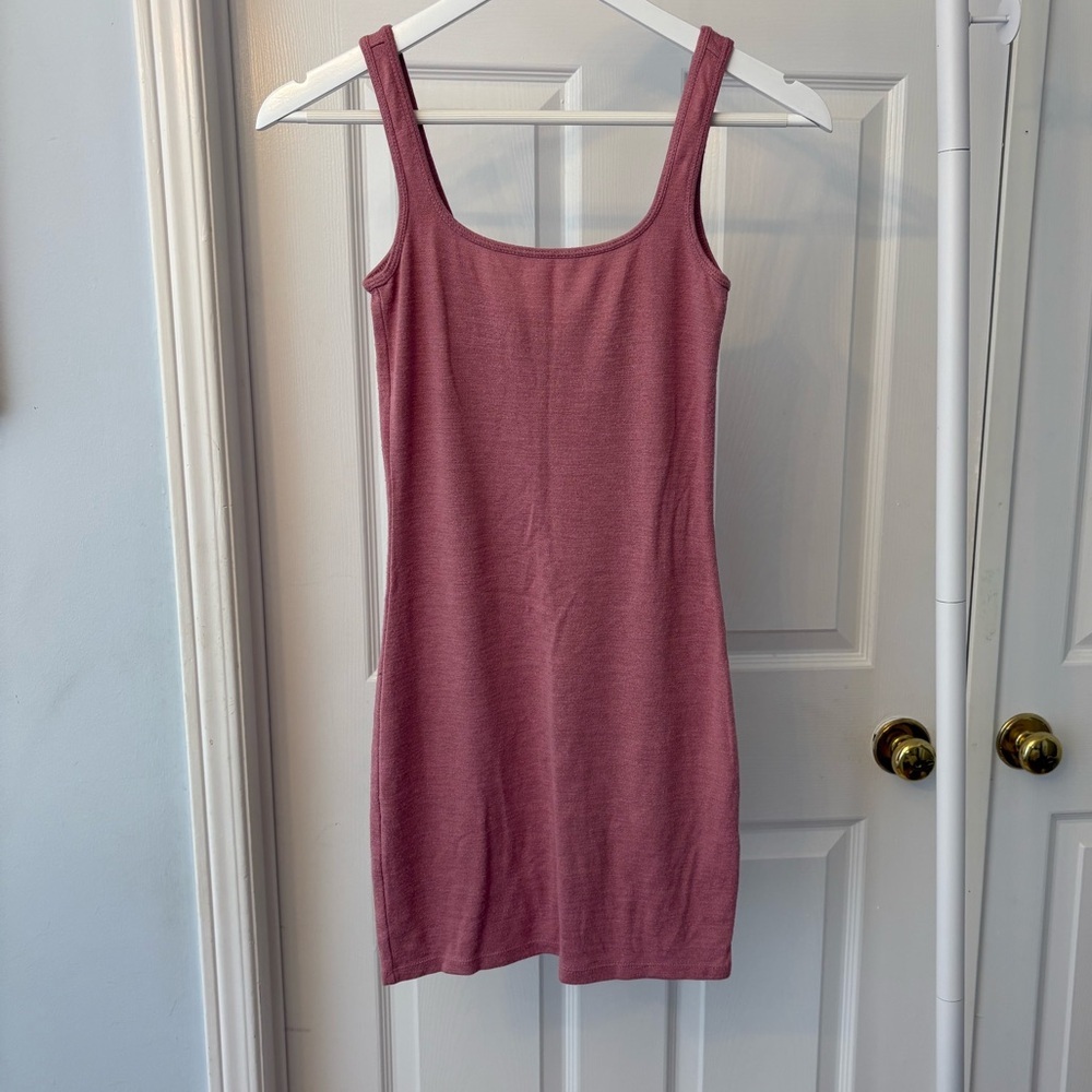 Aritzia Wilfred Free Dusty Pink Sleeveless Tank Dress Size Extra Small - Picture 8 of 12